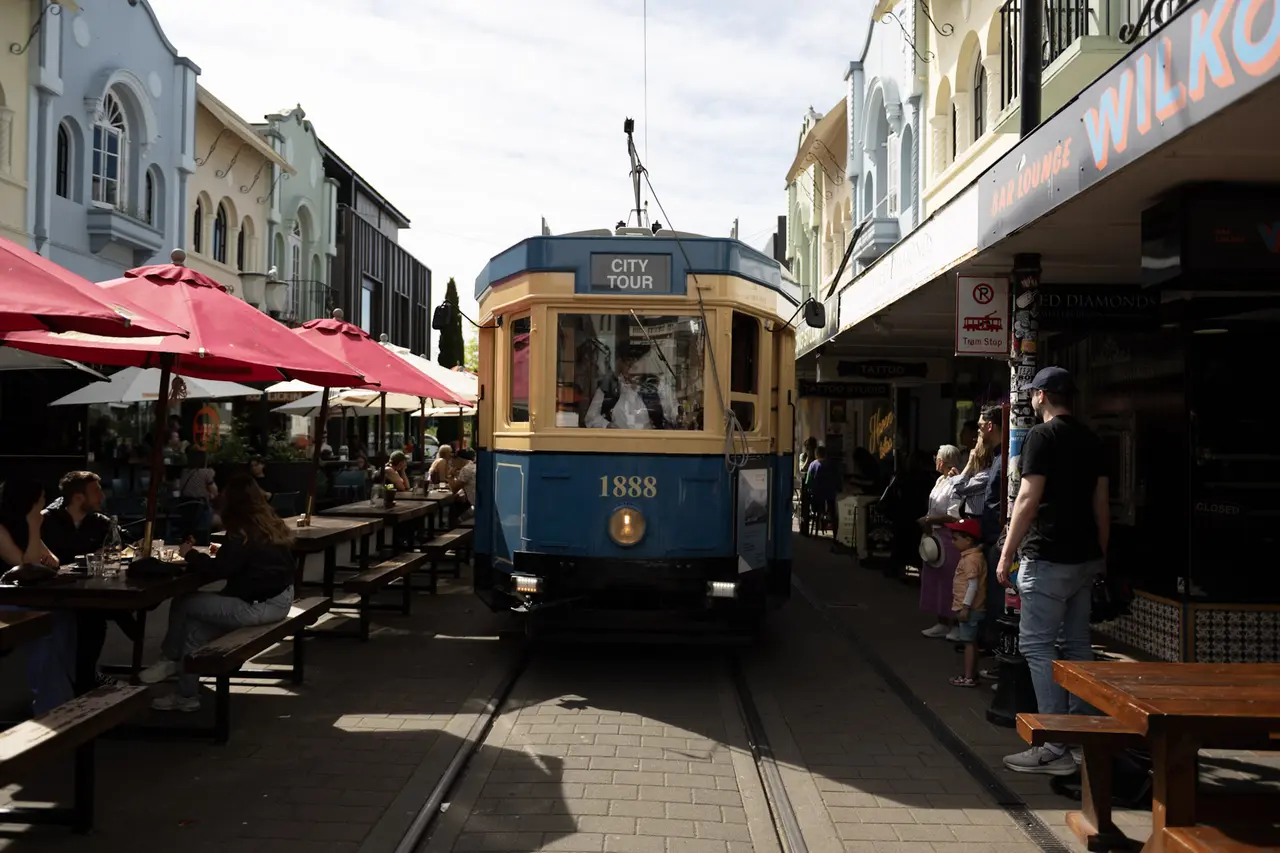 The tram on New Regent Street
